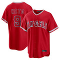 Leonaf LA.Angels #9 Zach Neto Player Red Home Game Stitched Jerseys