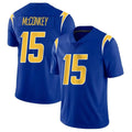 Leonaf LA.Chargers #15 Ladd McConkey Player Royal Limited Vapor Home Game Stitched Jerseys