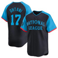 Leonaf LA.Dodgers #17 Shohei Ohtani Player Black National League All-Star Limited Home Stitched Jerseys