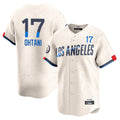 Leonaf LA.Dodgers #17 Shohei Ohtani Player Cream City Connect Limited Home Stitched Jerseys