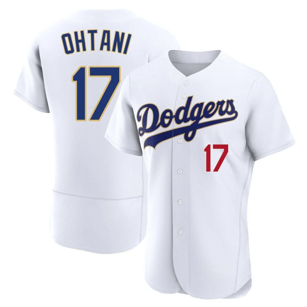 Leonaf LA.Dodgers #17 Shohei Ohtani Player Gold White 2026 Collection Stadium Limited Elite Stitched Jerseys