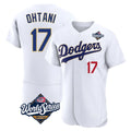 Leonaf LA.Dodgers #17 Shohei Ohtani Player Gold White World Series 2026 Collection Stadium Limited Elite Stitched Jerseys