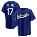 Leonaf LA.Dodgers #17 Shohei Ohtani Player Royal Game Stitched Jerseys