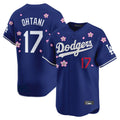 Leonaf LA.Dodgers #17 Shohei Ohtani Player Royal Tokyo Series Vapor Premier Limited Stitched Jerseys