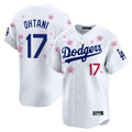Leonaf LA.Dodgers #17 Shohei Ohtani Player White Tokyo Series Vapor Premier Limited Stitched Jerseys