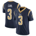 Leonaf LA.Rams #3 Kam Curl Player Navy Limited Vapor Untouchable Home Game Stitched Jerseys