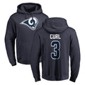 Leonaf LA.Rams #3 Kam Curl Player Navy Pullover Hoodie Limited Game Stitched Jerseys