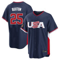 Leonaf M.Twins #25 Byron Buxton Player Navy USA 2026 World Classic Limited Home Stitched Jerseys