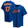Leonaf NY.Mets #17 Keith Hernandez Player Royal Home Game Stitched Jerseys