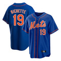 Leonaf NY.Mets #19 Bo Bichette Player Royal Home Game Stitched Jerseys