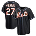 Leonaf NY.Mets #27 Mark Vientos Player Black Fashion Out Game Stitched Jerseys
