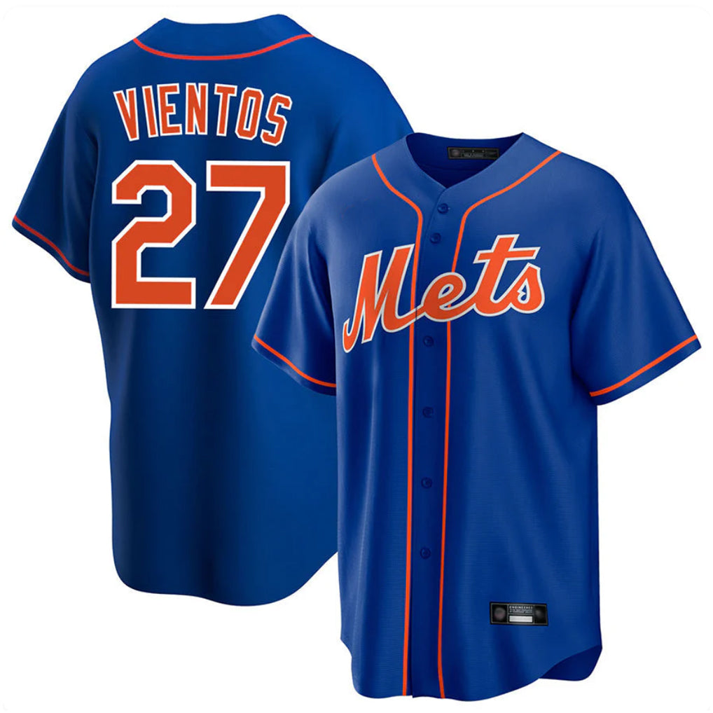 Leonaf NY.Mets #27 Mark Vientos Player Royal Home Game Stitched Jerseys