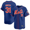 Leonaf NY.Mets #31 Mike Piazza Player Royal Home Limited Stitched Jerseys