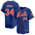 Leonaf NY.Mets #34 Kodai Senga Player Royal Home Limited Stitched Jerseys