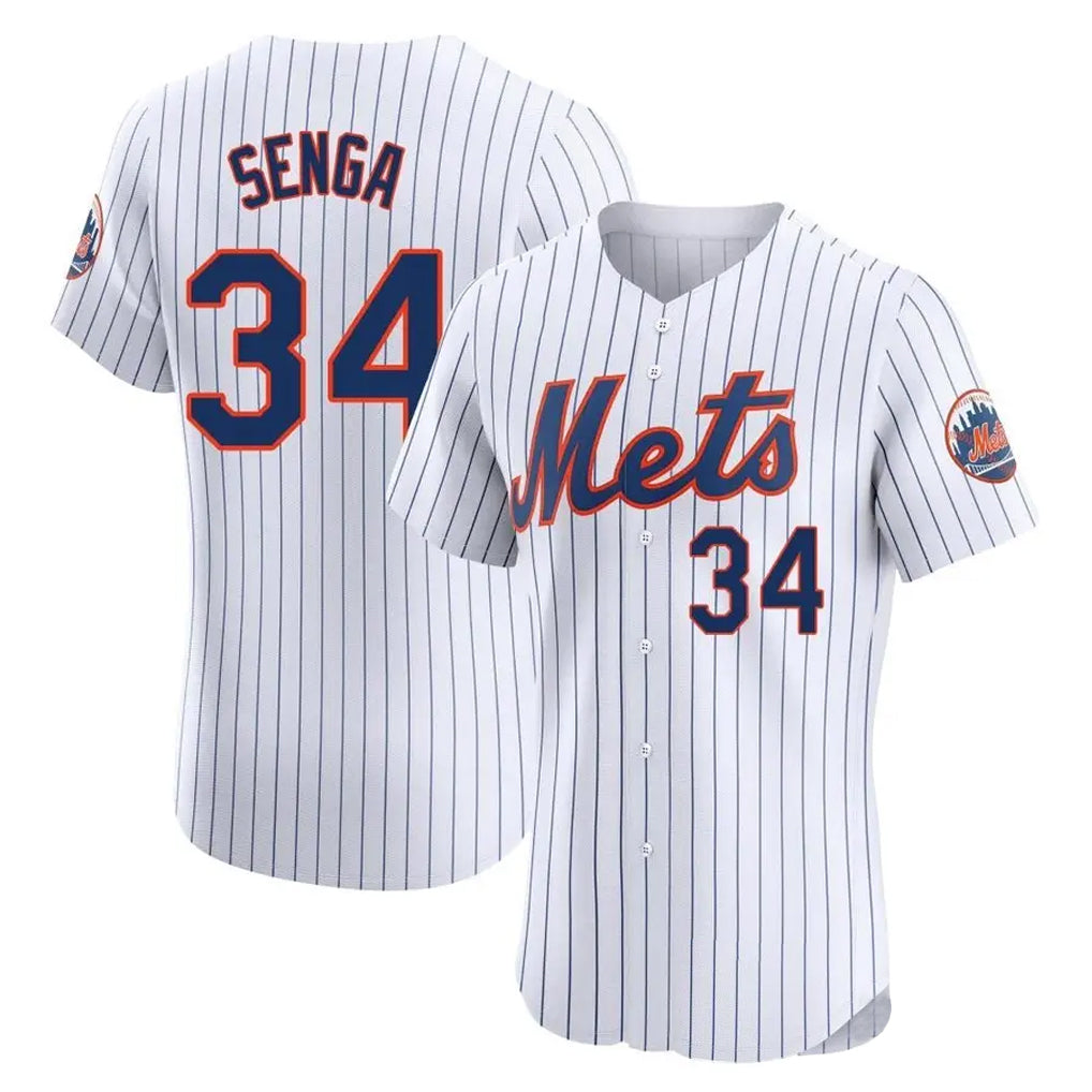 Leonaf NY.Mets #34 Kodai Senga Player White Home Limited Elite Stitched Jerseys
