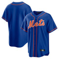 Leonaf NY.Mets Blank Player Royal Home Game Stitched Jerseys
