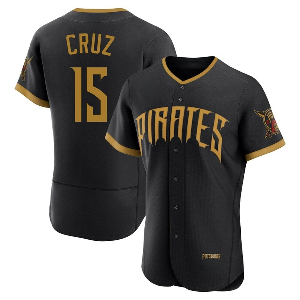 Leonaf P.Pirates #15 Oneil Cruz Player Black 2026 City Connect Home Limited Elite Stitched Jerseys