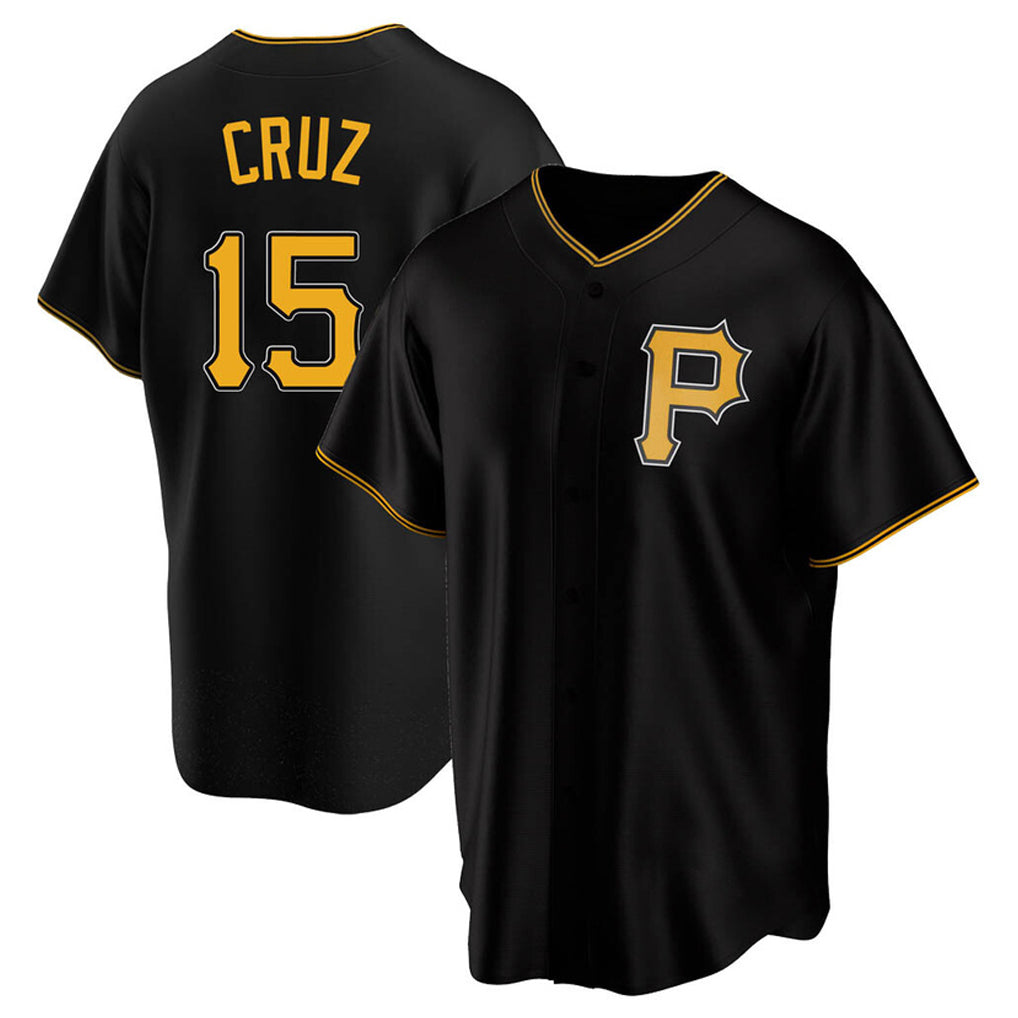 Leonaf P.Pirates #15 Oneil Cruz Player Black Alternate 2025 Home Game Stitched Jerseys